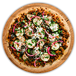 Veggie Hot Volcano Pizza 
